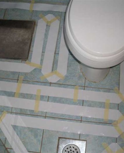 inovativno električno talno ogrevanje v kopalnici