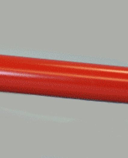 Rdeč cilinder pritrjen na eni strani z vijakom za lažje gibanje