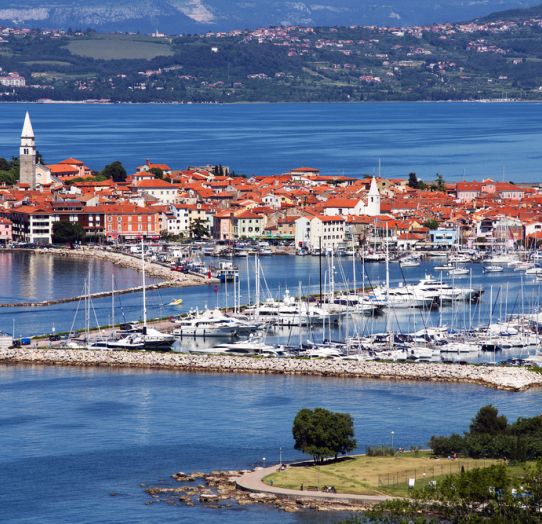 Pogled na slovensko obalo