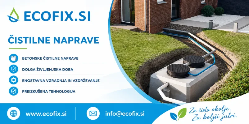 Kje kupiti ugodne biološke čistilne naprave v Sloveniji?