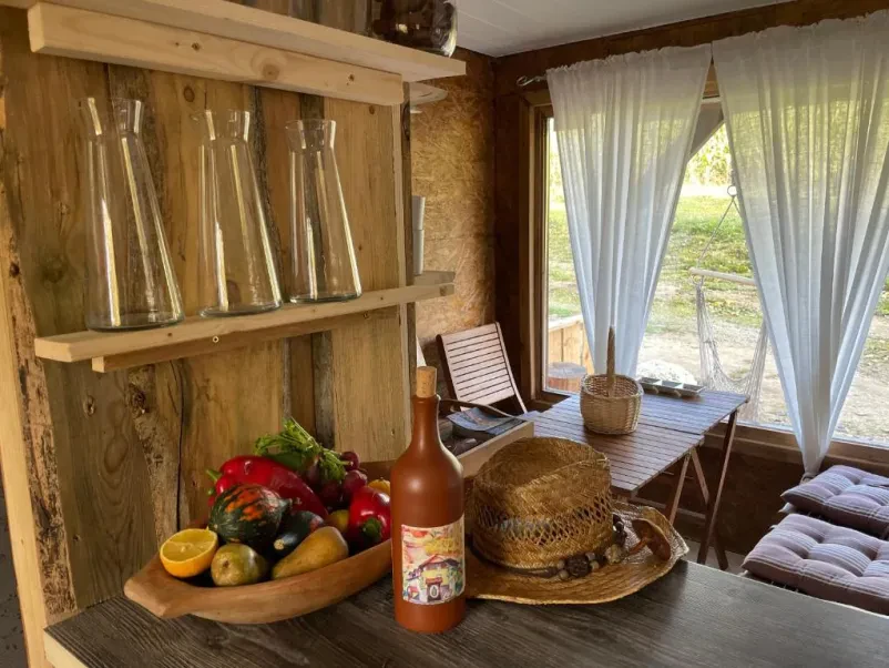 Najem glamping hiške Podravska