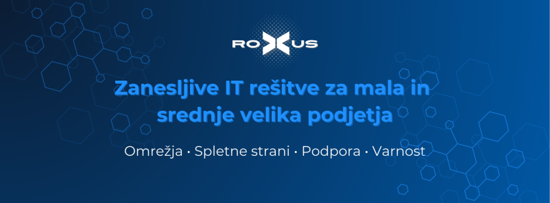 Celovite omrežne storitve za manjša in srednja podjetja