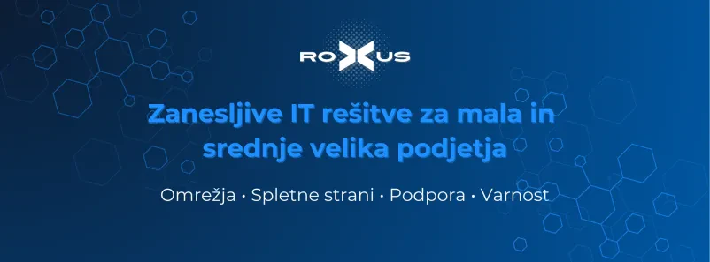 Celovite omrežne storitve za manjša in srednja podjetja