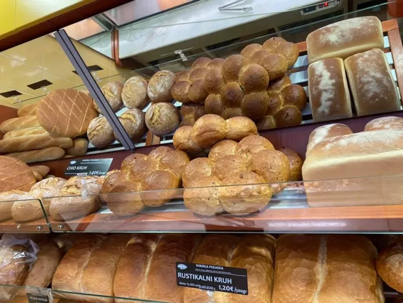 Kruh, burek, pecivo in torte v Novi Gorici