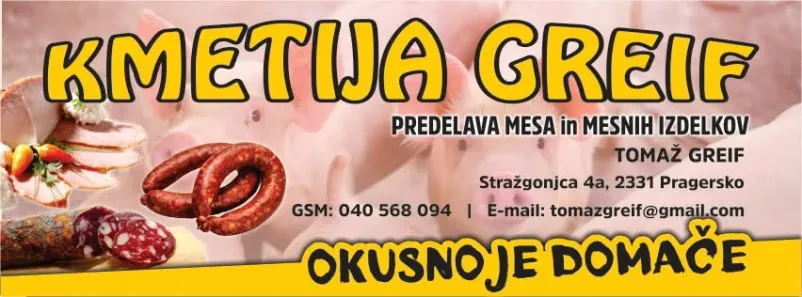 Domače sveže svinjsko meso Maribor, Štajerska