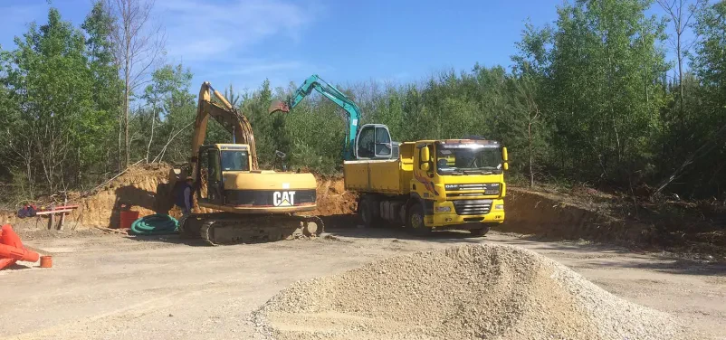 Izkopi za kanalizacijo in obnova cest Murska Sobota