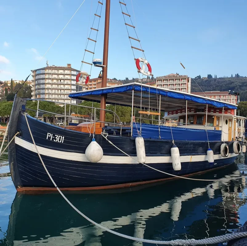 Panoramski izlet z ladjico Portorož, Obala