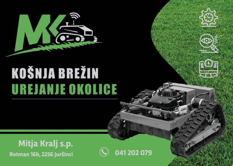 Urejanje strmih terenov na Štajerskem