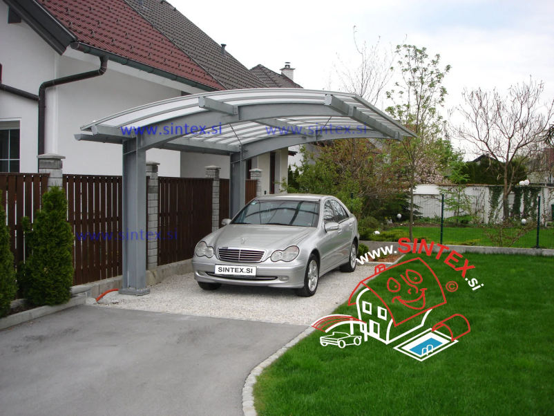 Kakovostni kovinski nadstreški Slovenija po meri