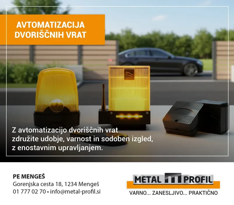 Zakaj izbrati kvalitetna avtomatizirana dvoriščna vrata Slovenija?