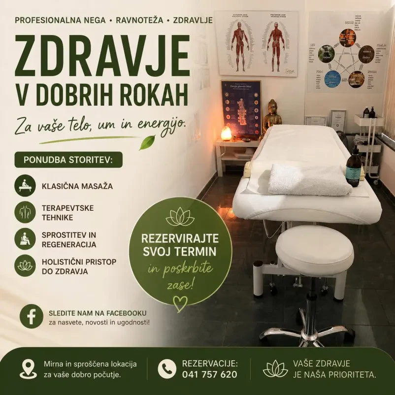 Kiropraktično naravnavanje hrbtenice in sklepov za boljšo gibljivost Ljubljana