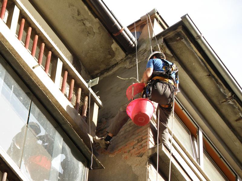Izvedba del na višini Ljubljana