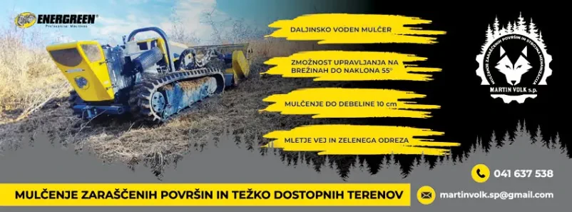 Storitve z mini bagrom za urejanje zemljišč Sežana, Primorska