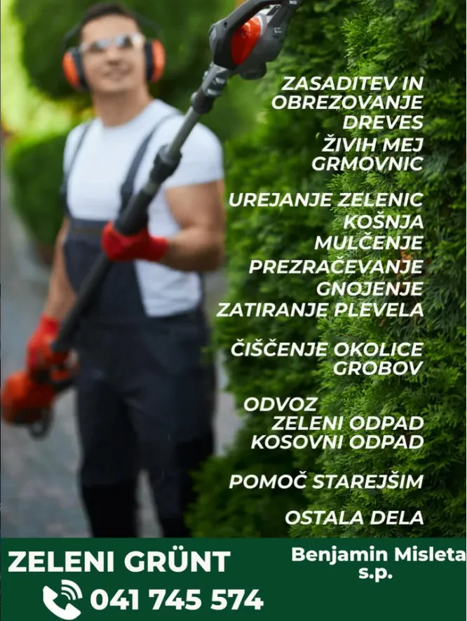 Obrezovanje žive meje Murska Sobota, Pomurje, top ponudba