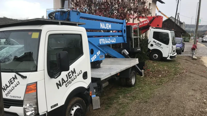 Oddaja in prodaja dvižnih ploščadi Slovenija