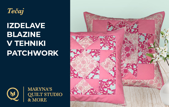 Učenje patchwork tehnike Slovenija