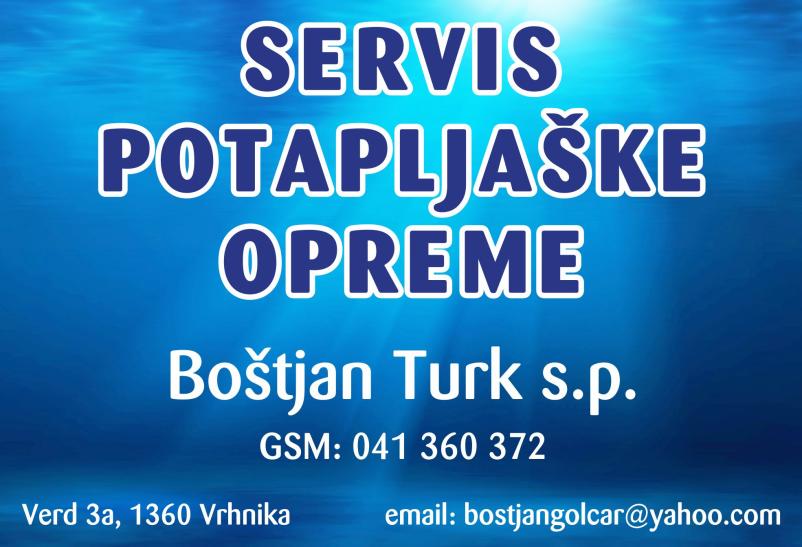 Servis potapljaških regulatorjev Ljubljana