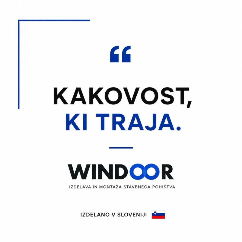 PVC okna, vrata Ljubljana