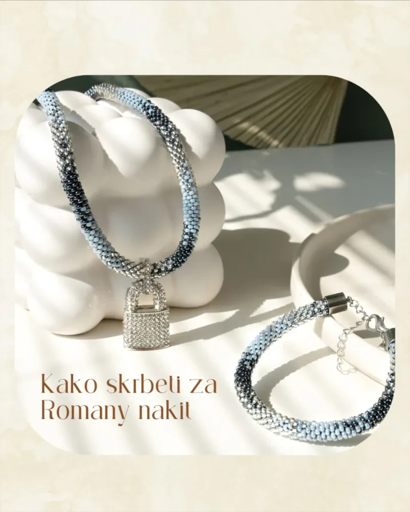 Ročno izdelan kvačkan nakit Slovenija