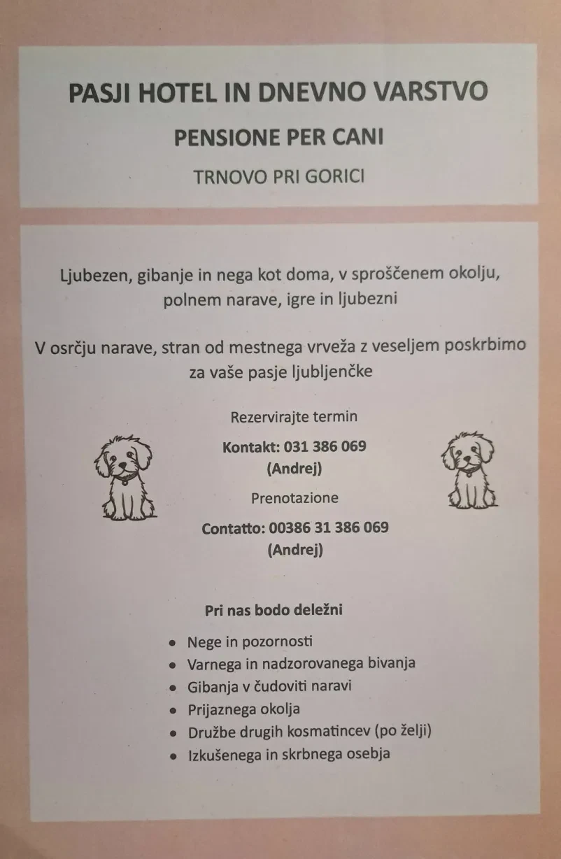 Dobro varstvo psov Gorica, Goriška