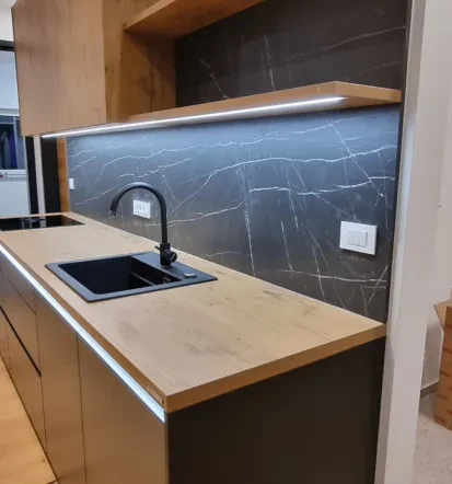 Brezplačen 3d izris kuhinje, razstavni eksponati