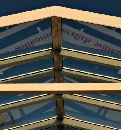 Steklene ograje, kaljeno steklo
