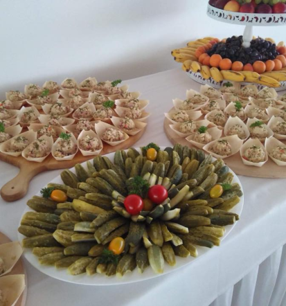 Malice, kosila, prostor za zaključene družbe Odranci