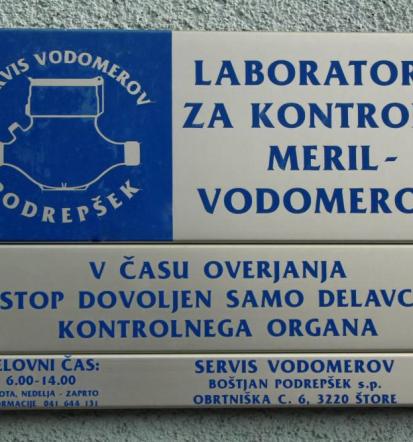 Vzdrževanje vodomerov
