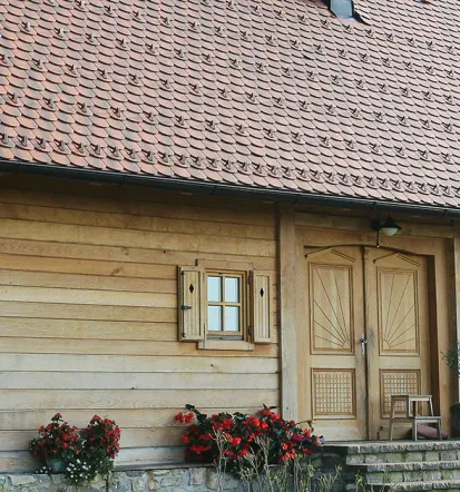 Izdelava lesene hiše, Posavje
