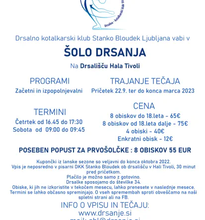 Šola drsanja Ljubljana, posamezno ženske