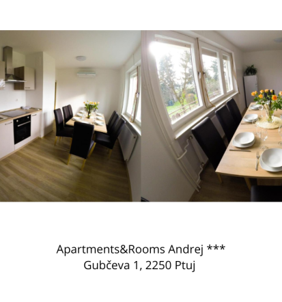 Apartma Ptuj, izberite Apartments & Rooms Andrej