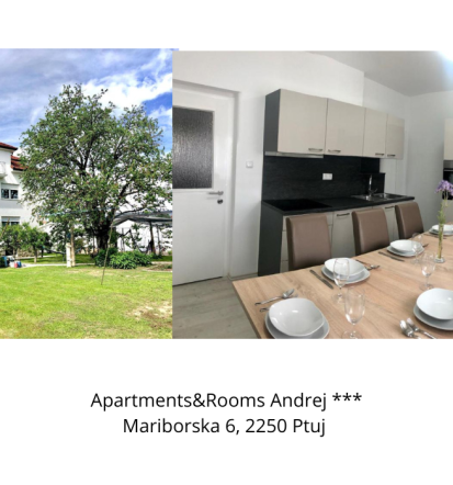 Apartma Ptuj, odkrivajte lepote Štajerske