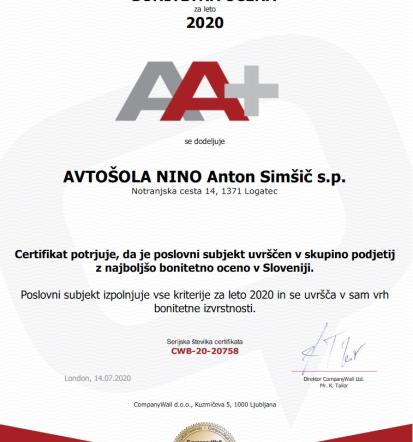 Avtošola, CPP, zamenjava izpita Logatec