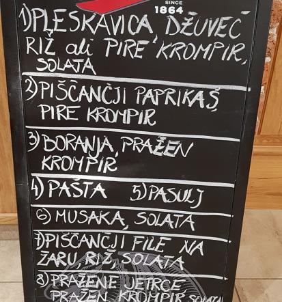 Gostilna in picerija, odprti smo vse dni v tednu