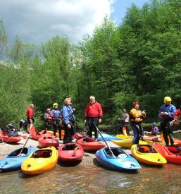 Rafting v okolici Ljubljane