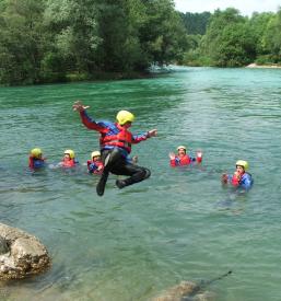 Rafting v okolici Ljubljane