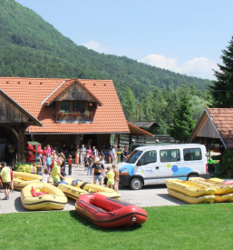 Rafting v okolici Ljubljane