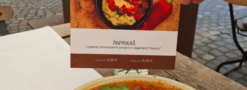 Veganska, vegetarijanska restavracija Güjžina, Ljubljana