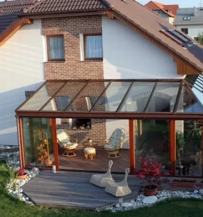 Ugodna izdelava zimskega vrta