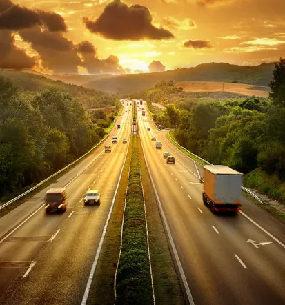 Transport avtomobilov Evropa