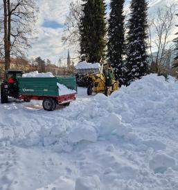 Izvajanje čiščenja, ročni posip in kidanje snega na javnih površinah Celje