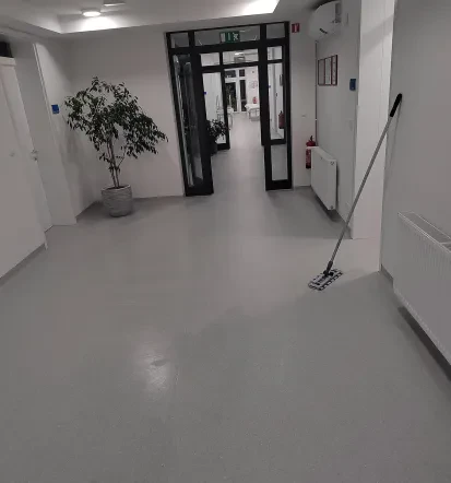 Čiščenje stekel na višini Prekmurje