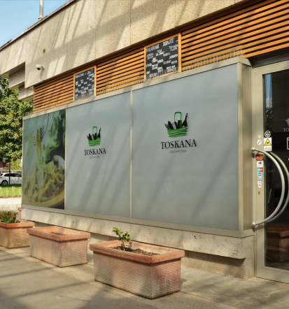 Trgovina z italijanskimi izdelki Ljubljana, Slovenija, testenine, rižote