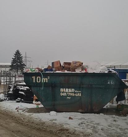 Odvoz odpadkov, odpadni papir in karton