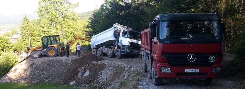 Izkopi in rušitve Ljubljana