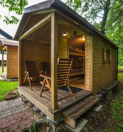 Koča, glamping