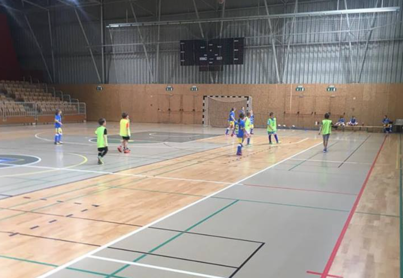 Trening nogometa v dvorani