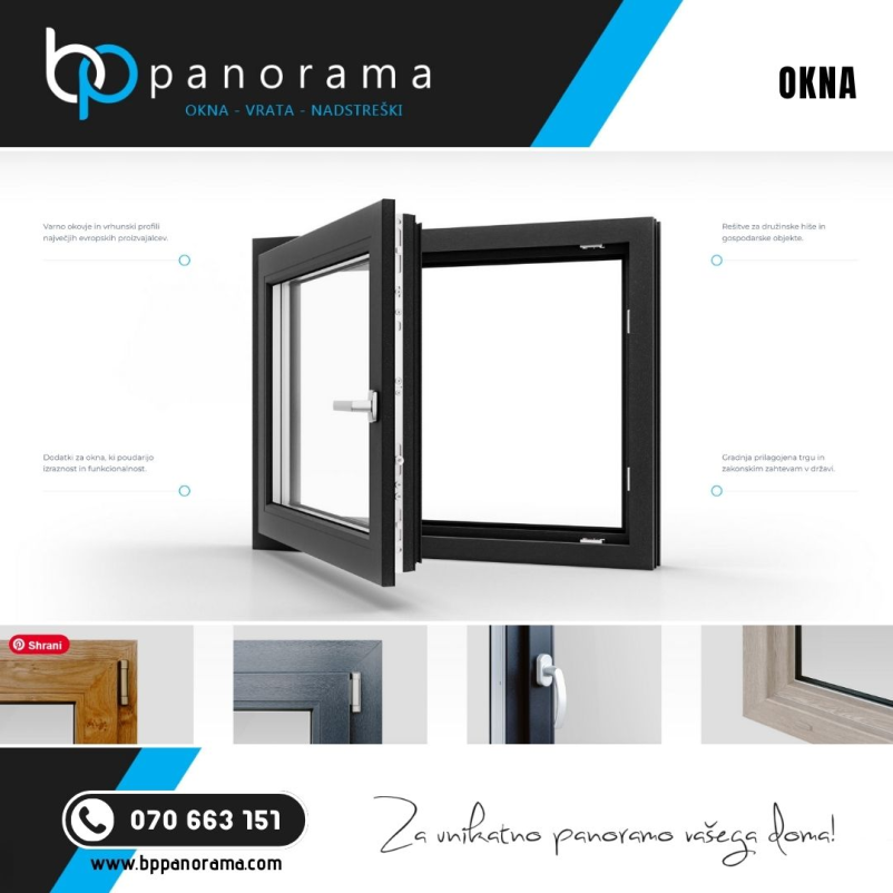 ALU okna, vrata Podravje, Slovenija