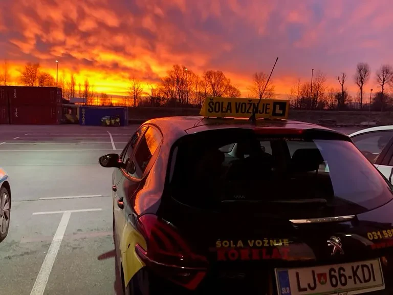 Opravljanje vozniškega izpita Ljubljana, okolica