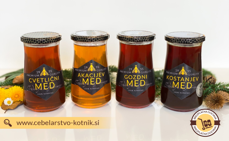 Domači med in izdelki iz medu, ki osvajajo Slovenijo